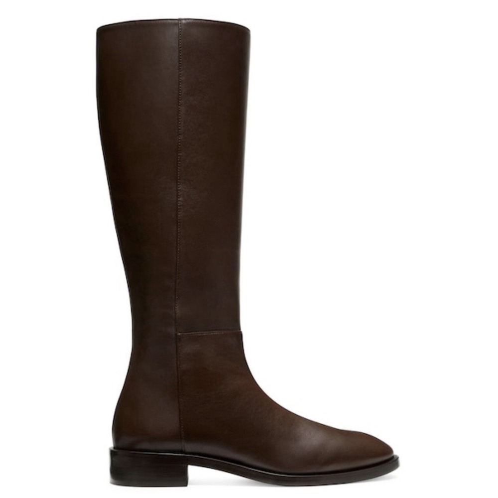 Stuart WEITZMAN Keelan Knee High Riding Boots Walnut Brown Leather Womens US 5.5